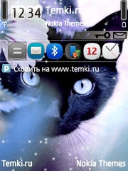 Черная кошка для Nokia E73 Mode
