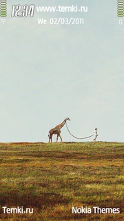Филипп Шумахер и жираф для Nokia 5233