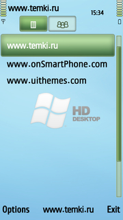 Скриншот №3 для темы HD Desktop