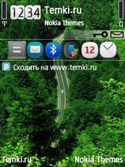 Зеленый мир для Nokia 6700 Slide