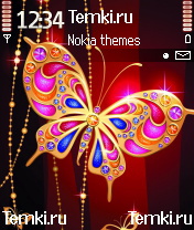 Гламурная Бабочка для Nokia 7610