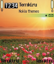 Цветочное поле для Nokia N90
