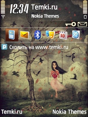 Девочка с сердцем для Nokia 6790 Slide