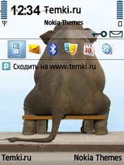 Скриншот №1 для темы Печальный слон