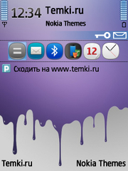 Фиолетовая Тема для Nokia X5 TD-SCDMA
