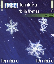 Снег кружится для Nokia N70