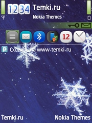 Снег кружится для Nokia 6730 classic