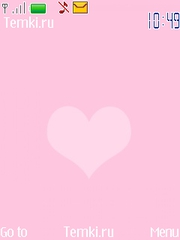 Розовое сердечко для Nokia 5330 XpressMusic