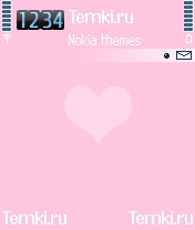 Розовое сердечко для Nokia 6260
