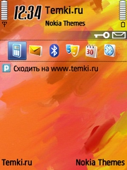 Раскрашенный лист для Nokia N91