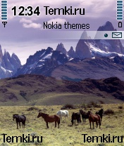 Лошади в Андах для Nokia 6600
