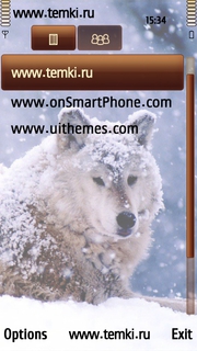 Скриншот №3 для темы Волк в снегу