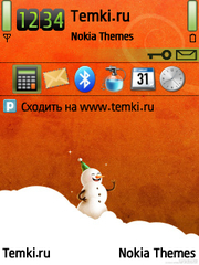 Снеговик для Nokia E70