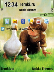 Мальчик и гусь для Nokia E73 Mode