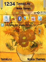 Ваза с пятнадцатью подсолнечниками для Nokia N71