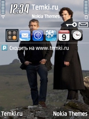Шерлок Холмс и доктор Ватсон для Nokia E63