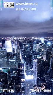 Ночной город для Sony Ericsson Idou