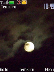 Скриншот №1 для темы Луна в облаках
