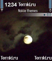 Луна в облаках для Nokia 3230
