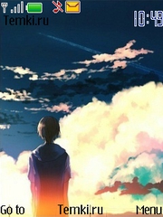 Мальчик и облака для Nokia 7210 Supernova
