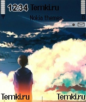 Мальчик и облака для Nokia 3230