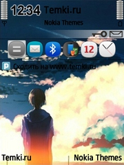Мальчик и облака для Nokia N93
