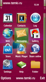 Скриншот №2 для темы Розовенький Windows 8