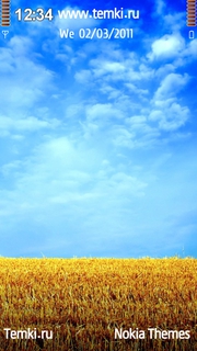 Небо и поле для Nokia N97 mini