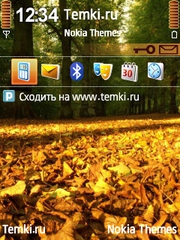 Осенняя аллея для Nokia 6290