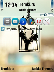 Птица в клетке для Nokia N93i