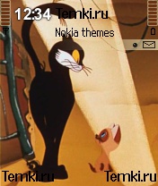 Черный кот для Nokia 6680