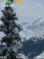Зима в горах для Nokia 6131