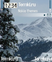 Зима в горах для Nokia N72