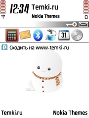 Снеговик для Nokia N77