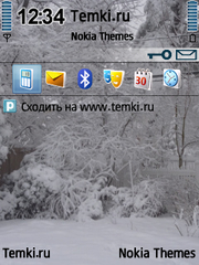 Весь двор в снегу для Nokia E60