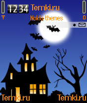 Хеллоуин в деревне для Nokia N70
