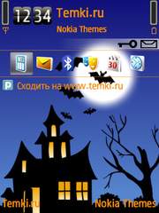 Хеллоуин в деревне для Nokia N71