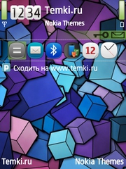 Разноцветные кубики для Nokia 6760 Slide