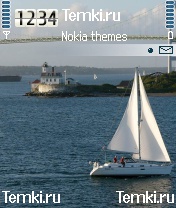 Белый парусник для Nokia N70