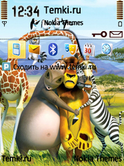 Герои Из Мультфильма Мадагаскар для Nokia 6110 Navigator