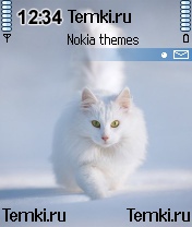 Белая кошка для Nokia N72