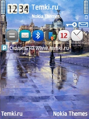 Мокрые улицы для Nokia 6110 Navigator