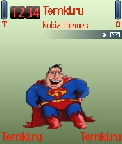 Старый Толстый Супермэн для Nokia N72