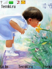 Малыш с цветочком для Nokia 2730 Classic