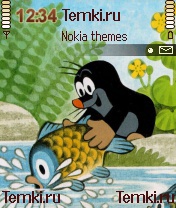 Кротек с рыбкой для Nokia 6620