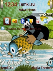 Кротек с рыбкой для Nokia E71