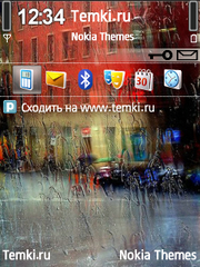 Город в дождь для Nokia 5730 XpressMusic