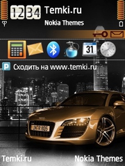 Золотая Ауди для Nokia E73 Mode