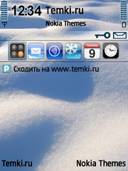 Пушистый снег для Nokia 6700 Slide