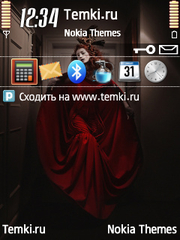 Женщина в красном для Nokia 6730 classic